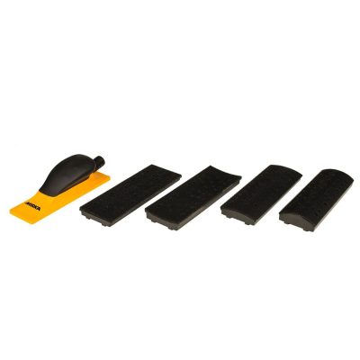 Sanding Block Kit რუბანკა ყვითელი, საცვლელი ძირებით